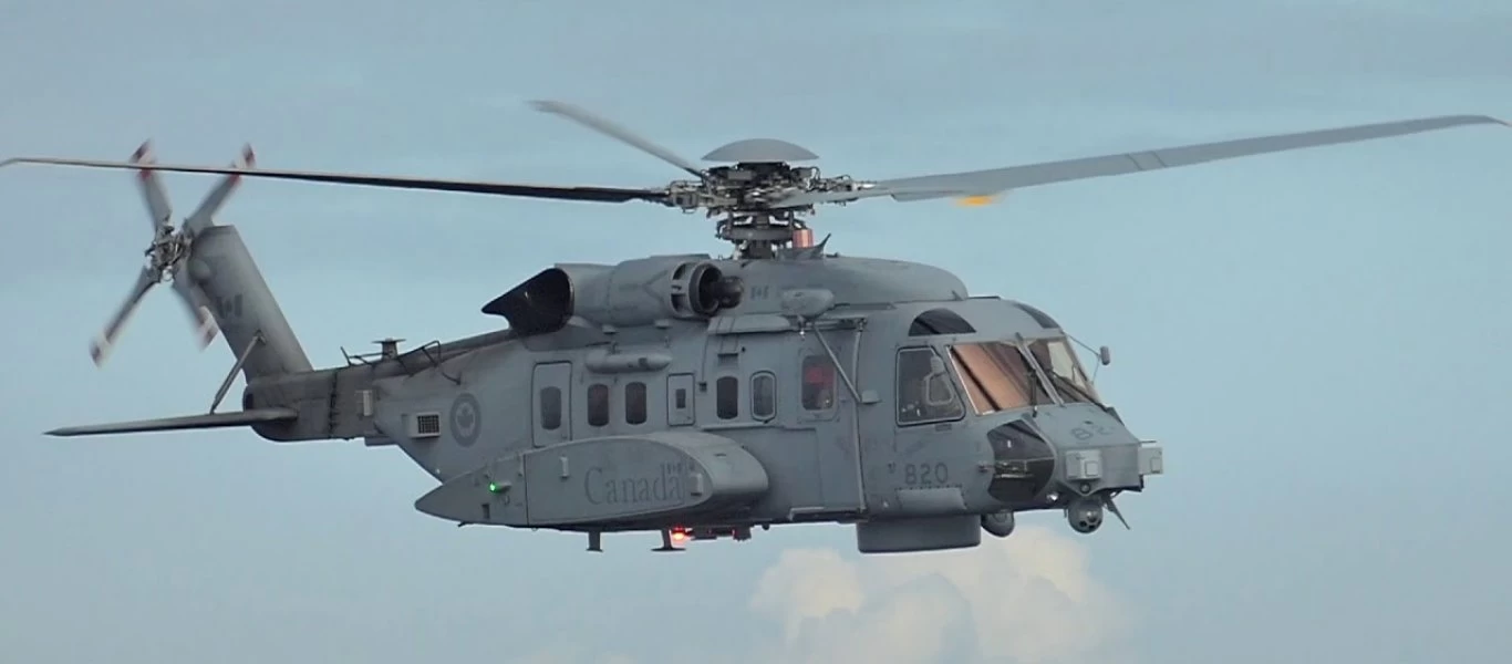 Εντοπίστηκαν τα συντρίμμια του καναδικού ελικοπτέρου και οι σοροί των μελών του πληρώματος στον βυθό του Ιονίου